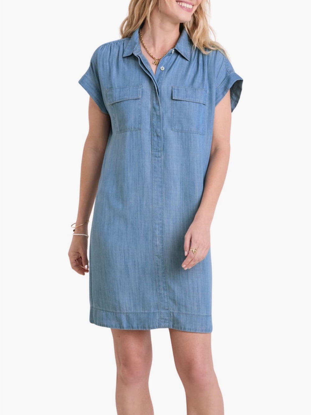 Vineyard Vines Chambray Shirtdress